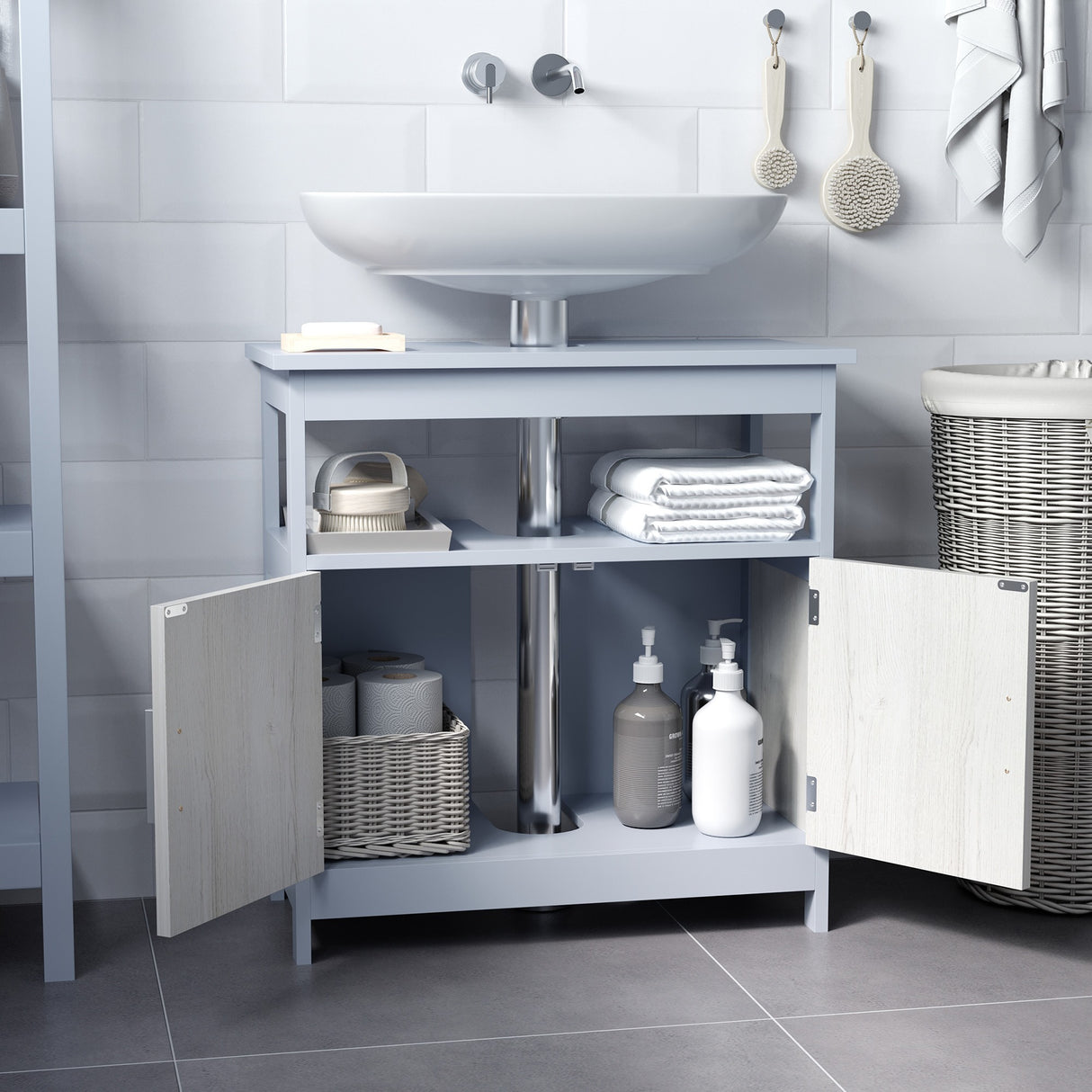 immagine-8-easycomfort-easycomfort-mobile-sottolavabo-bagno-con-armadietto-e-ripiano-aperto-60x30x62cm-grigio-e-legno-naturale