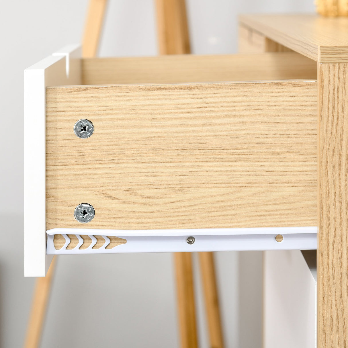 easycomfort easycomfort mobiletto multiuso stile nordico armadietto due ante con cassetti per cucina e ingresso 100x40x79 5cm multicolore