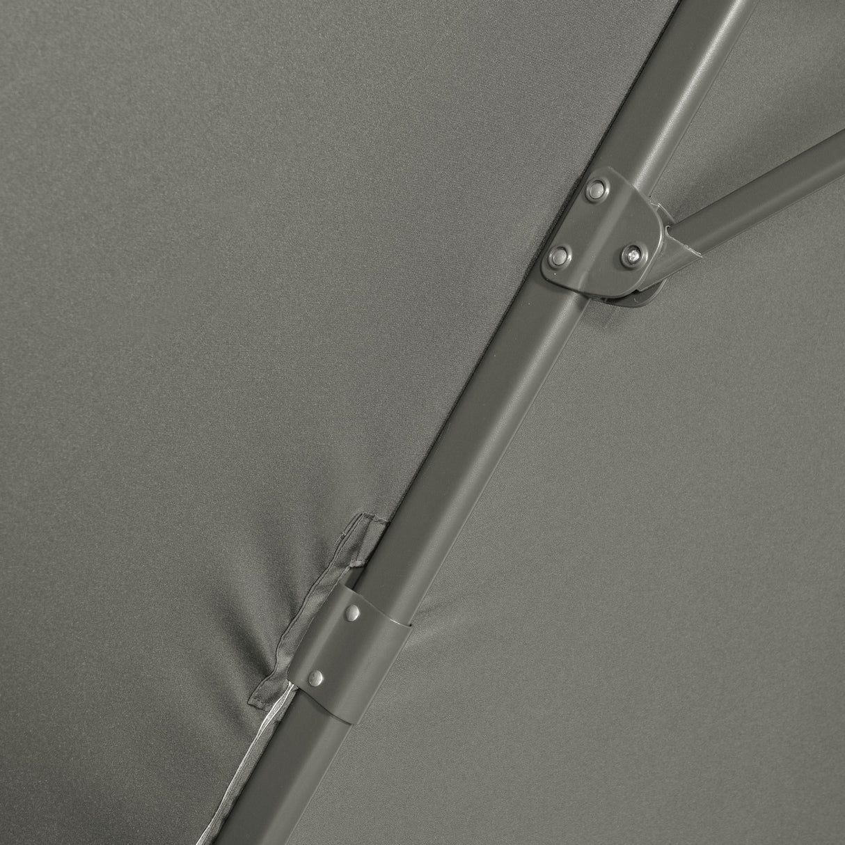 easycomfort easycomfort ombrellone da giardino decentrato 3x2 5 m girevole a 360 con angolazione regolabile grigio