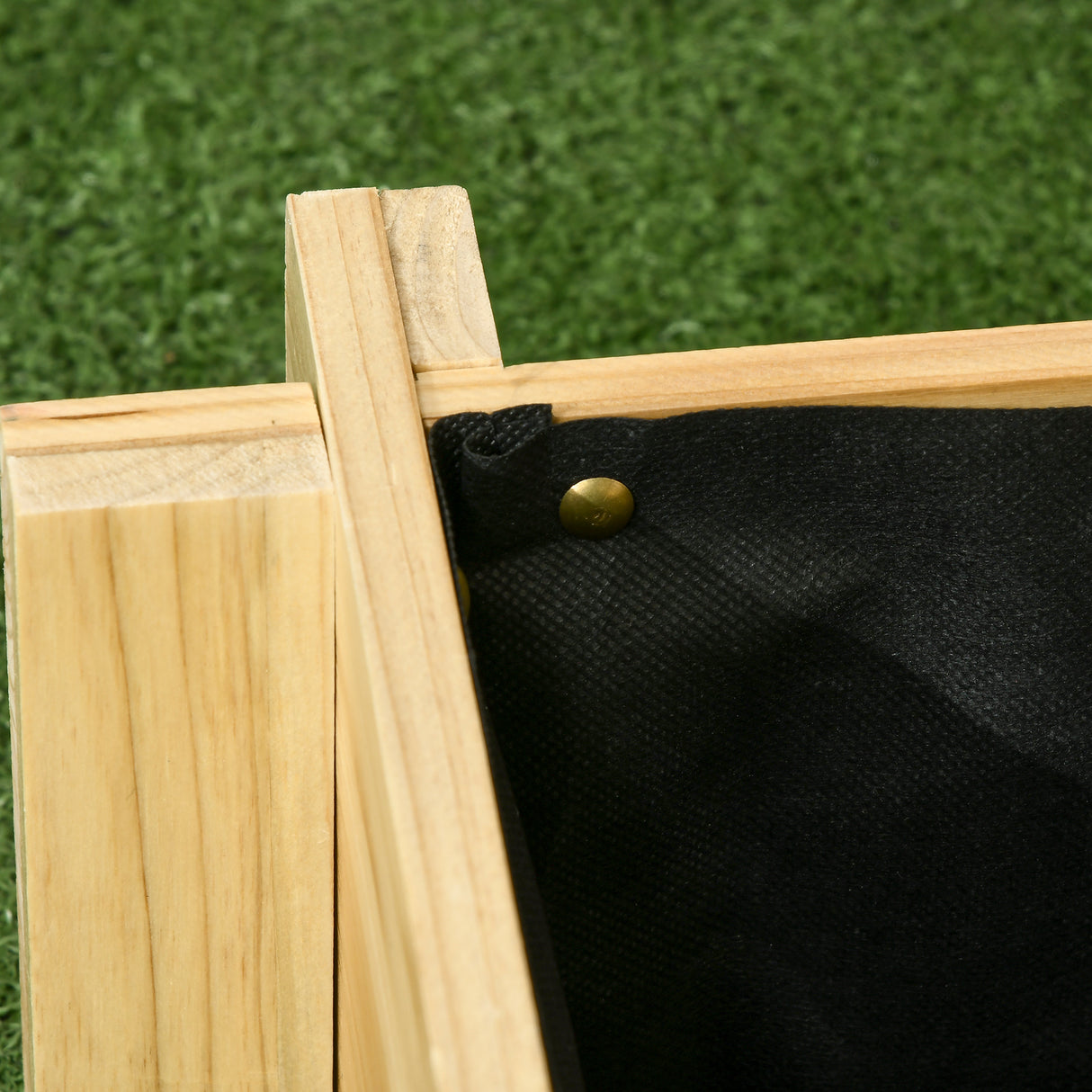 easycomfort easycomfort orto rialzato a 3 livelli in legno dabete per verdure fiori e piante da giardino 93x93x35 cm