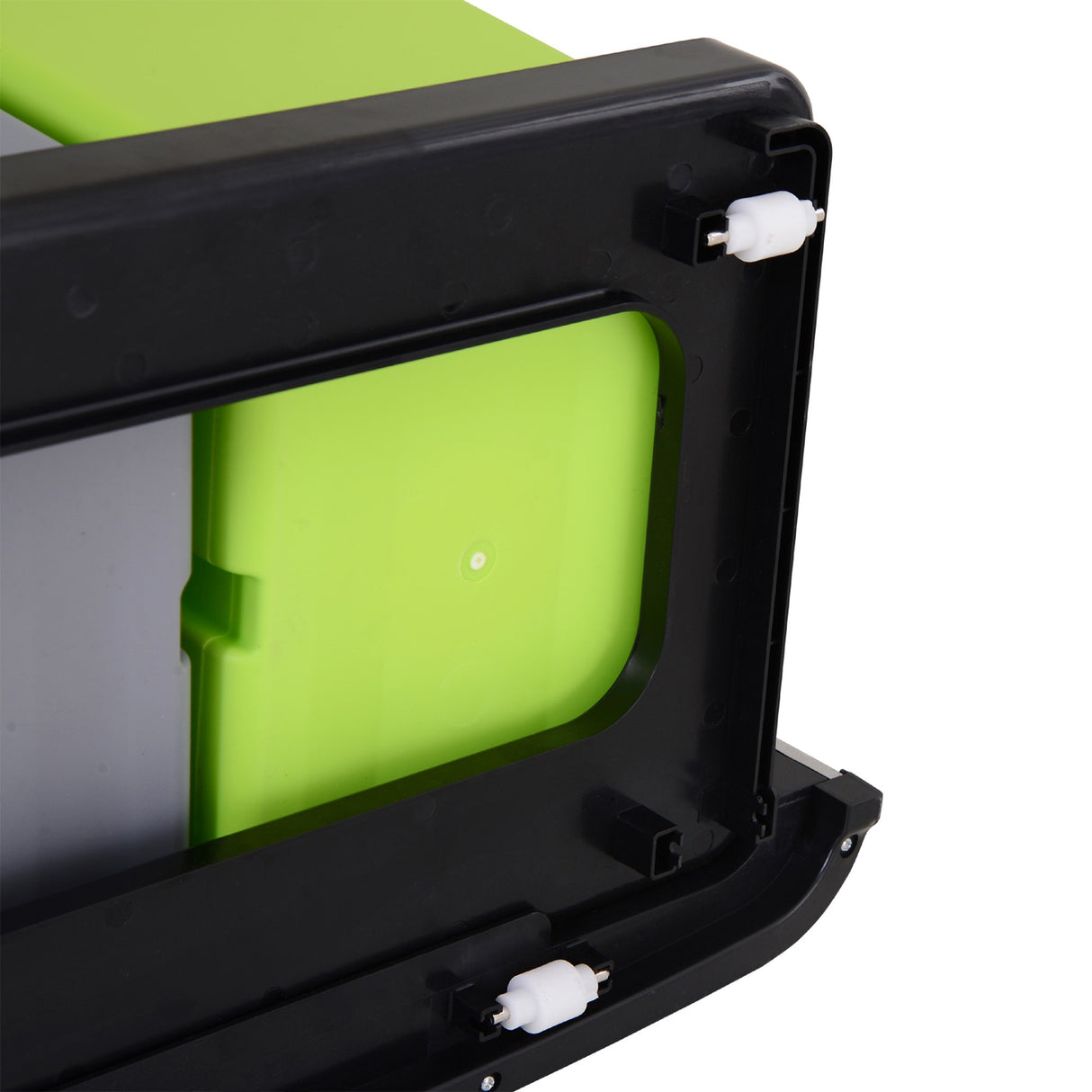 easycomfort easycomfort pattumiera 72l a 3 scomparti con sensore infrarossi e apertura automatica in acciaio e abs 42x30x81 cm