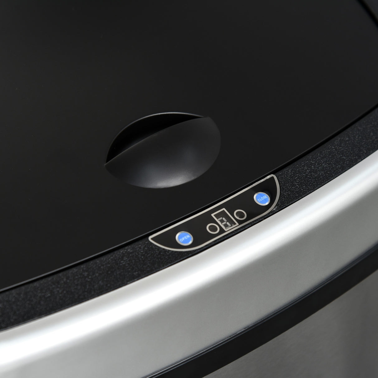 easycomfort easycomfort pattumiera cestino bidone con coperchio a sensore ad infrarossi per cucina bagno capacita 58l in acciaio abs 40 9 28 9 68cm