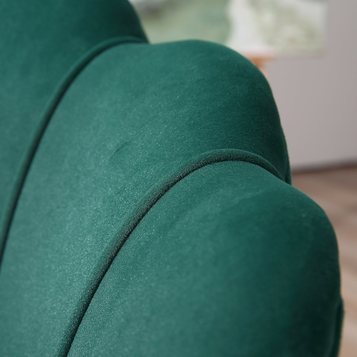 easycomfort easycomfort poltrona a conchiglia poltroncina vintage poltroncina da camera e salotto design elegante con schienale alto 76x67x74cm verde scuro