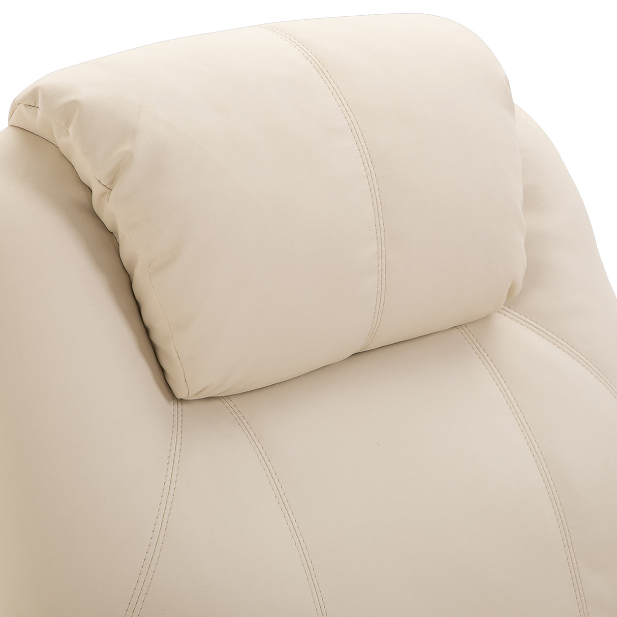 easycomfort easycomfort poltrona relax elettrica reclinabile girevole con 2 portabicchieri telecomando poggiapiedi e 4 tasche laterali in pelle pu legno e acciaio crema