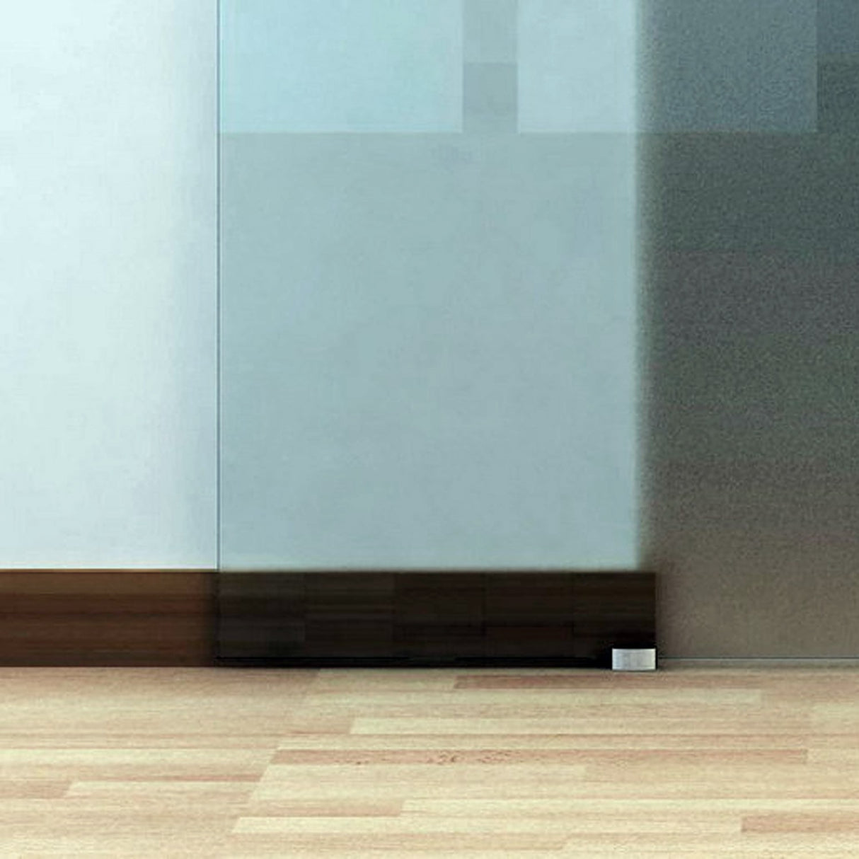 easycomfort easycomfort porte scorrevoli in vetro satinato da interni con binario b3 in alluminio per bagno cucina studio 205x90x08cm ean 8055776911267