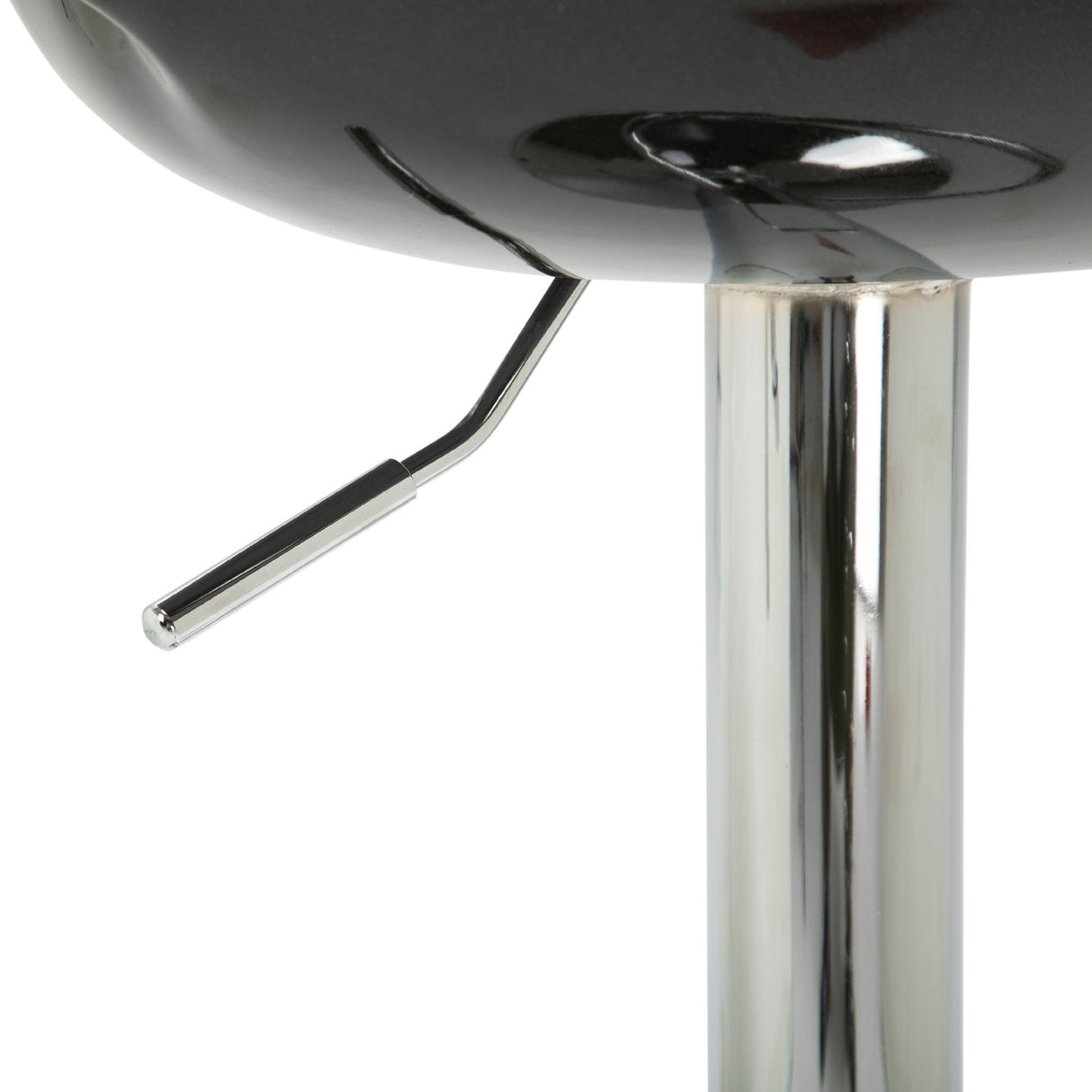 easycomfort easycomfort set 2 sgabelli da bar alti sgabelli girevoli a 360 con schienale e poggiapiedi altezza regolabile base in acciaio per sala da pranzo e cucina 46x41x76 96cm nero ean 8054144139012