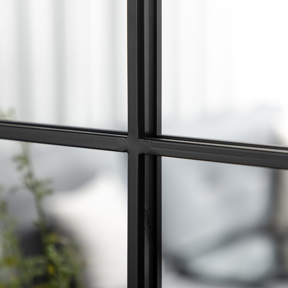 easycomfort easycomfort specchio moderno a parete e a forma di arco 70x50 cm per camera da letto e soggiorno in metallo nero e vetro