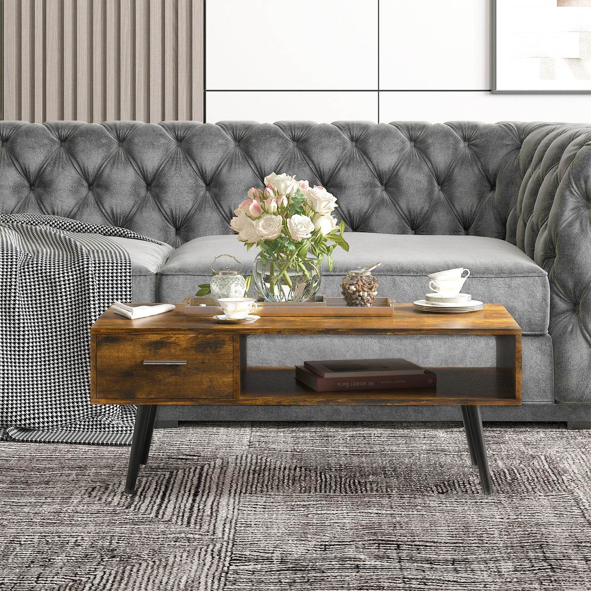 immagine-8-easycomfort-easycomfort-tavolino-da-caffe-per-soggiorno-in-stile-industriale-tavolino-da-salotto-moderno-con-1-cassetto-e-1-ripiano-110x55x45cm-nero-e-color-legno-ean-8054144132709