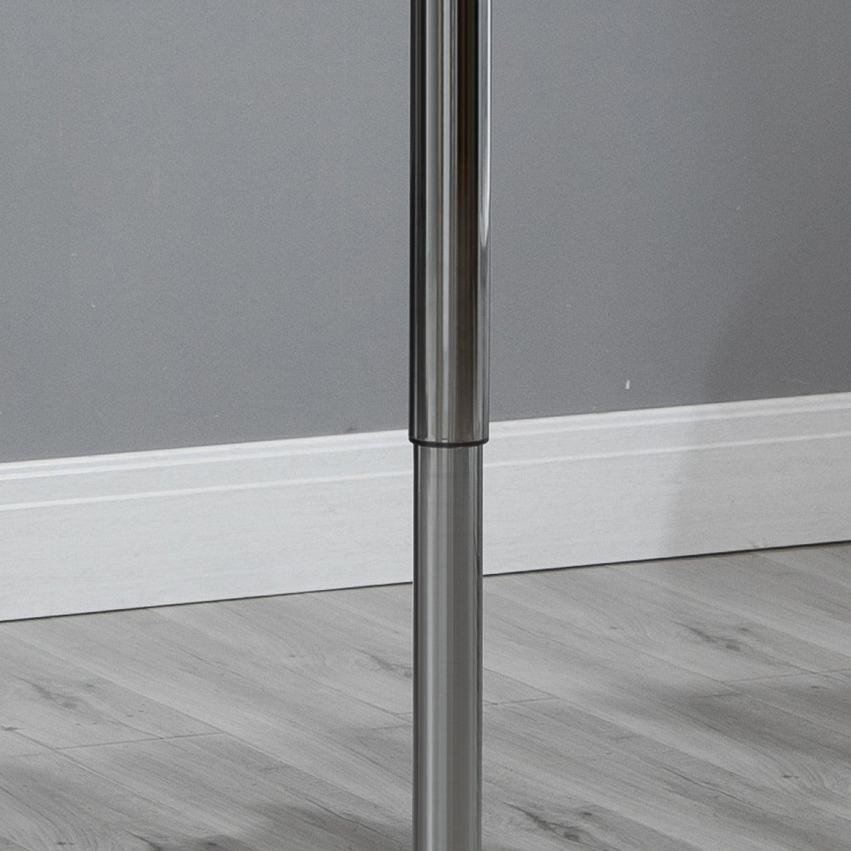 easycomfort easycomfort tavolo quadrato regolabile in altezza metallo e mdf tavolino da bar cucina soggiorno nero 60x60x69 93cm ean 8054144131962