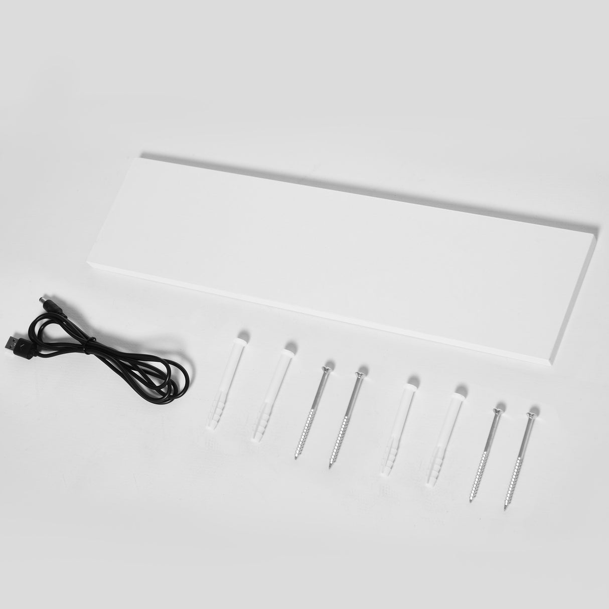 easycomfort easycomfort armadietto con specchio a muro luci a led ripiano aperto e ripiano interno 80x15x60cm