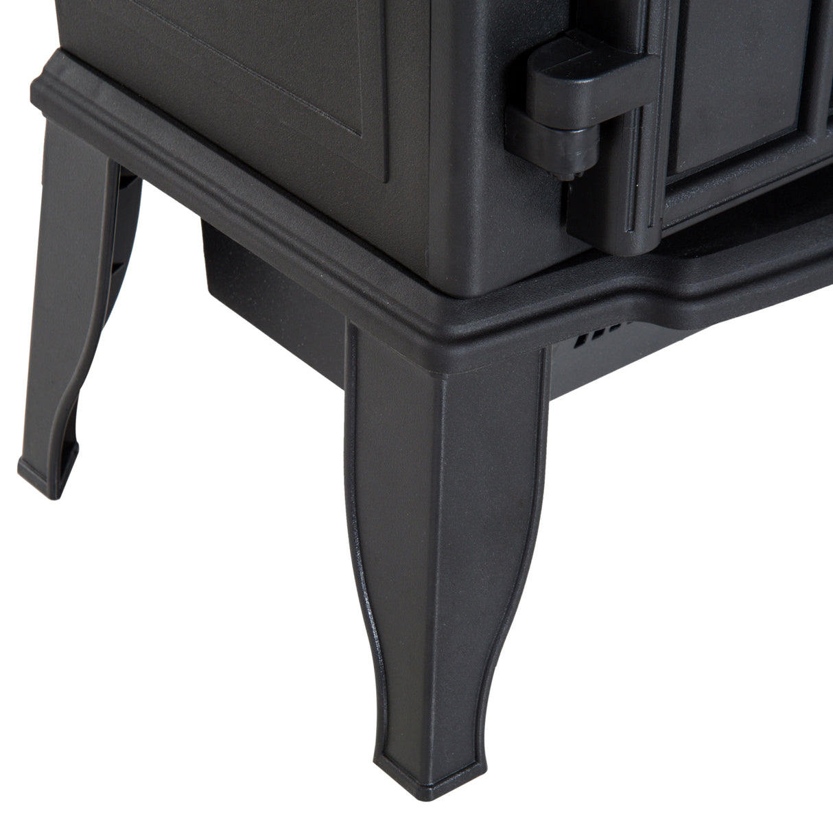 easycomfort easycomfort camino da terra elettrico potenza 1000w 2000w con effetto fiamma luminosita regolabile ferro e vetro 392356 5cm ean 8054144130767