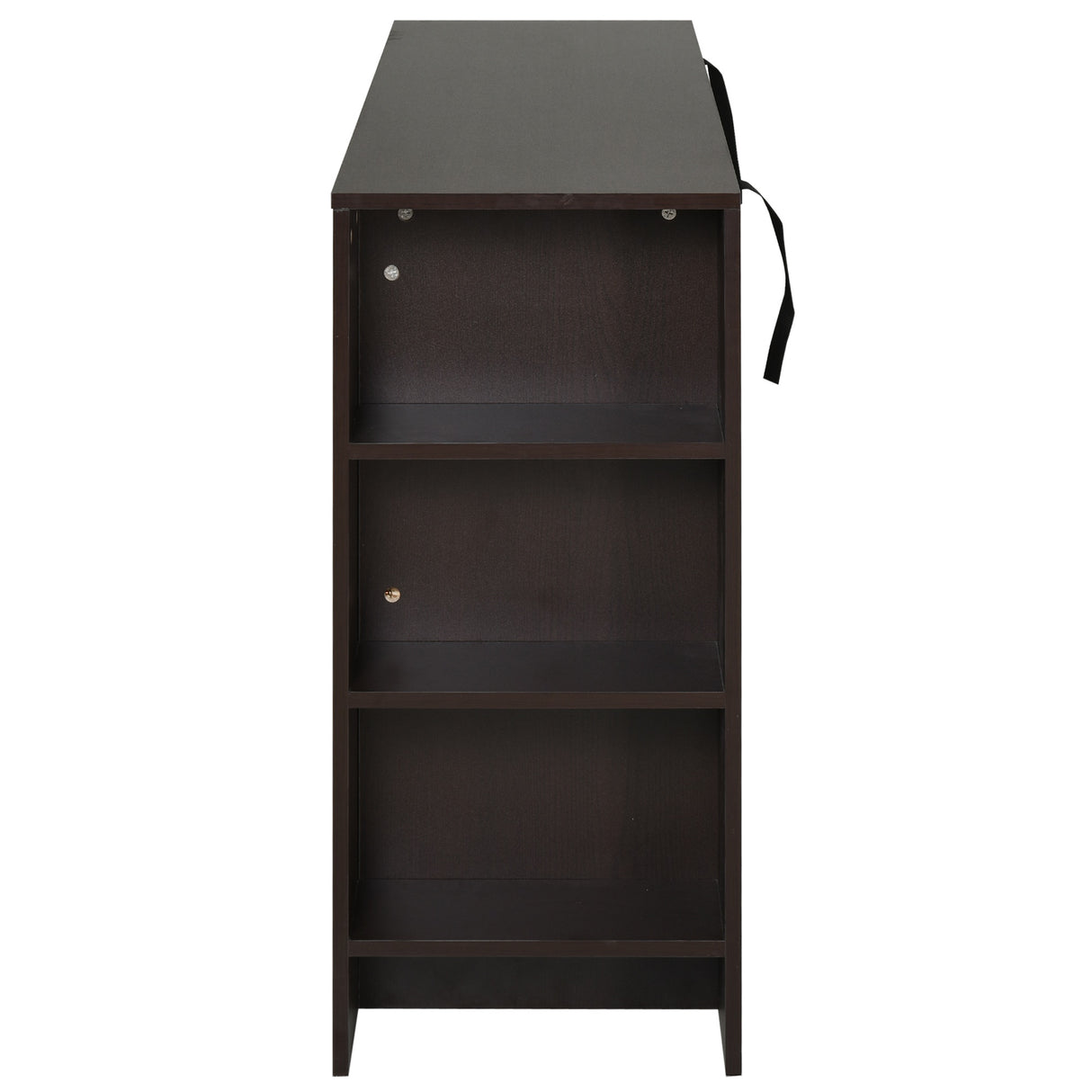 easycomfort easycomfort credenza in stile classico per sala da pranzo con 2 ante 3 cassetti e 3 ripiani in legno scuro 120 x 38 x 84cm ean 8054111848381