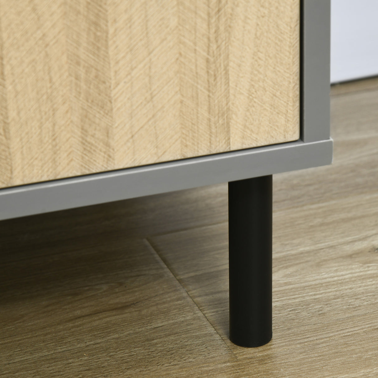 immagine-9-easycomfort-easycomfort-mobile-multiuso-in-truciolato-e-metallo-con-2-ripiani-aperti-e-armadietto-a-3-livelli-40x38x170cm-grigio-e-color-rovere