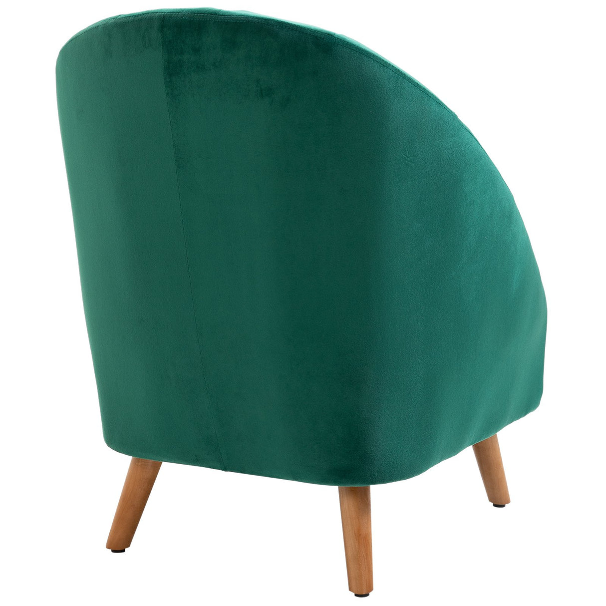 easycomfort easycomfort poltrona da camera da letto e salotto in velluto verde con imbottitura spessa e solida struttura in legno 67x65x77cm ean 8055776910642