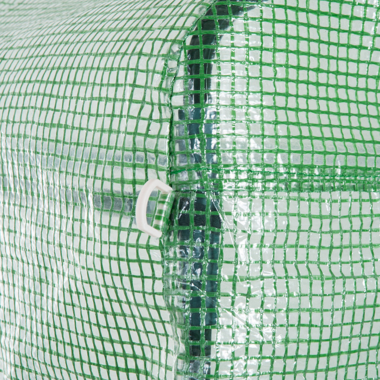 easycomfort easycomfort serra a tunnel con porta avvolgibile e finestre copertura pe e struttura in acciaio 1 5x3x2m verde