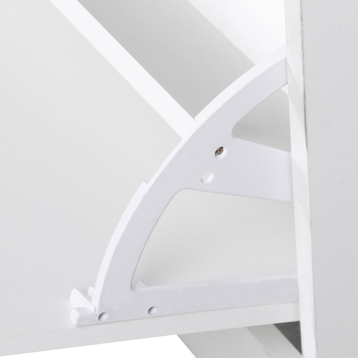 easycomfort easycomfort set mobili ingresso moderno con scarpiera e specchio appendiabiti da ingresso con 6 ganci 2 ripiani regolabili e cassetti in legno per corridoio 90x24x177 cm bianco ean 8054111846370