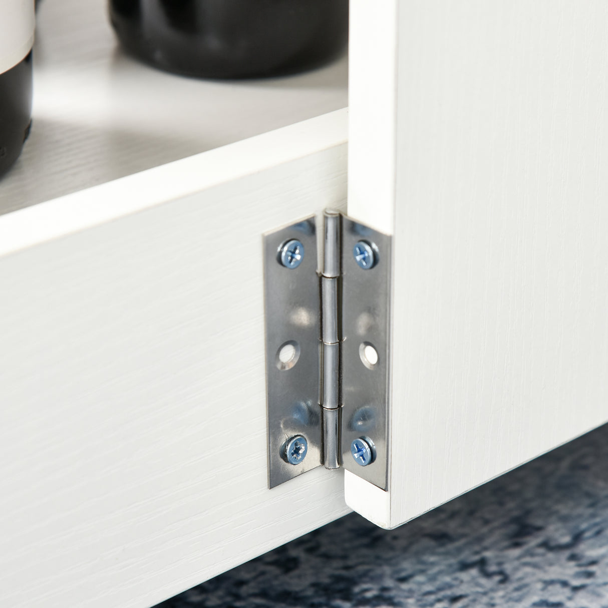 easycomfort easycomfort tavolo consolle a ribalta con vano mensola tavolino da salotto e cucina tavolo a ribalta pieghevole salvaspazio color legno e bianco 118x80x72cm ean 8054144135571