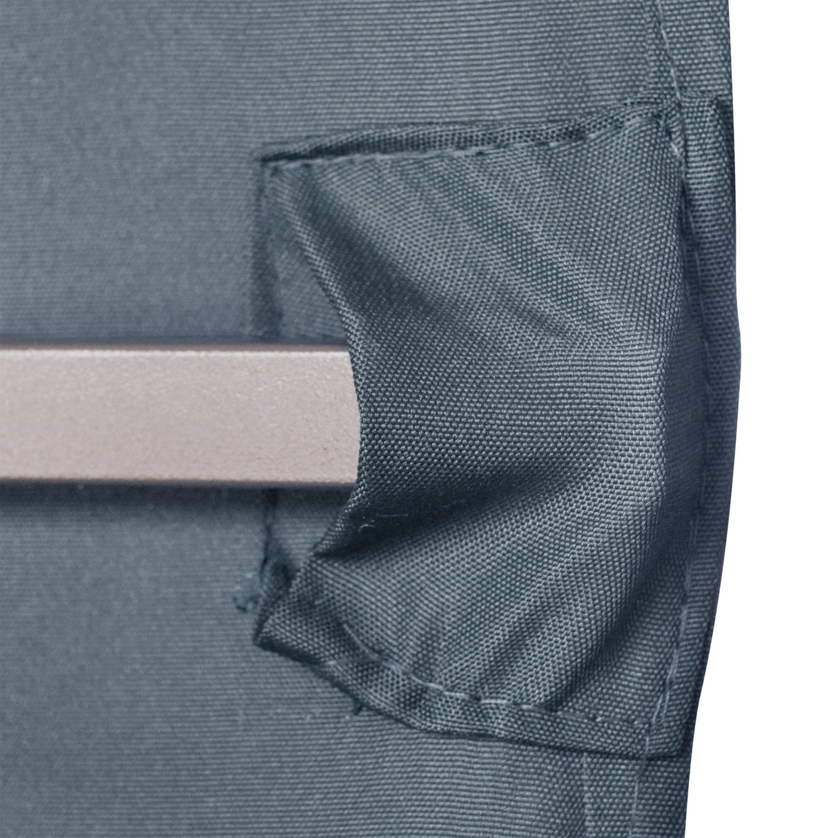 easycomfort easycomfort tetto di ricambio per gazebo 3x3 m in poliestere grigio con 8 fori di ventilazione