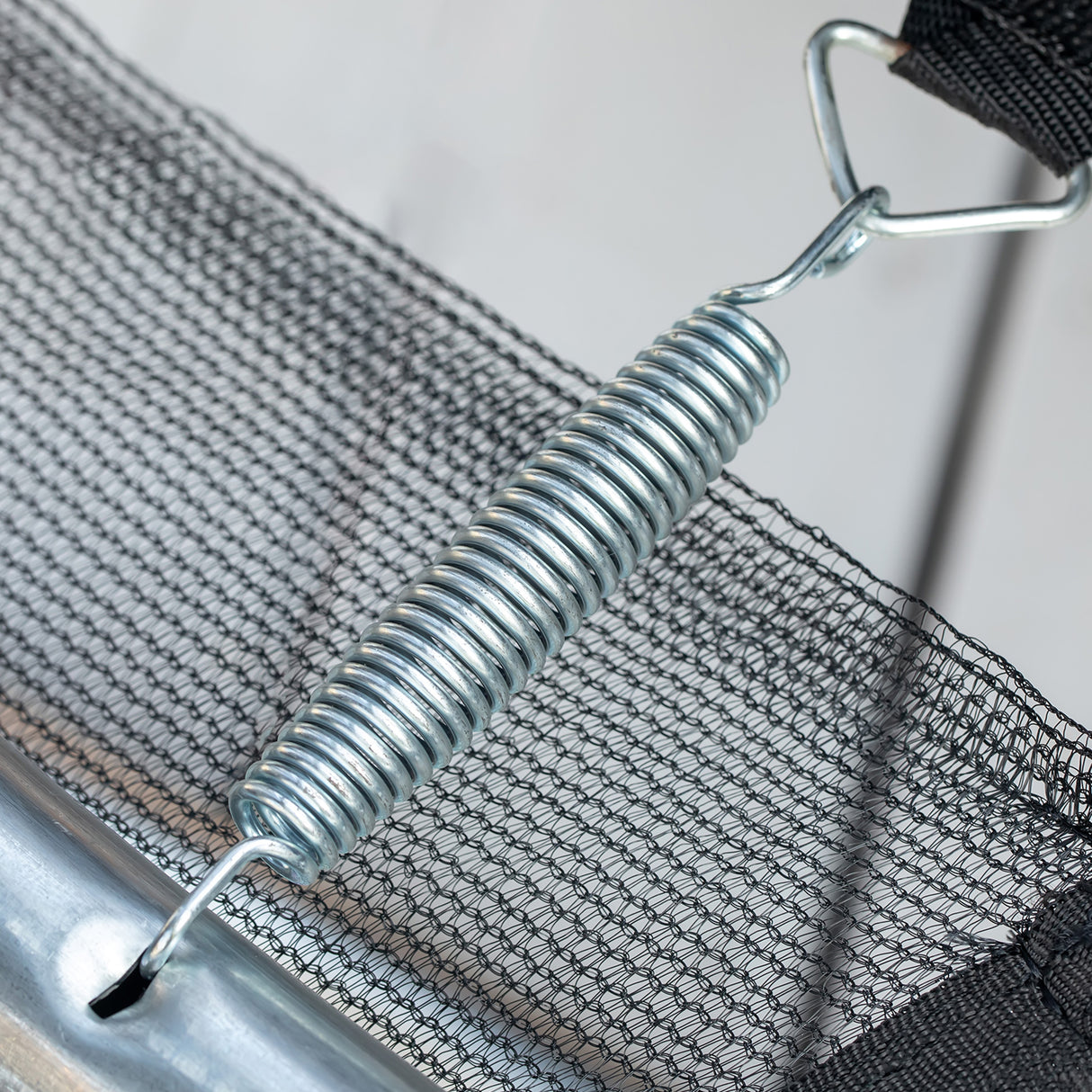 easycomfort easycomfort trampolino elastico esterni con rete di sicurezza e pali imbottiti per adulti e bambini 244x244x205cm