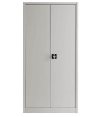 immagine-1-accoroni-armadio-in-metallo-per-ufficio-con-ante-battenti-cm-100x45x200-grigio
