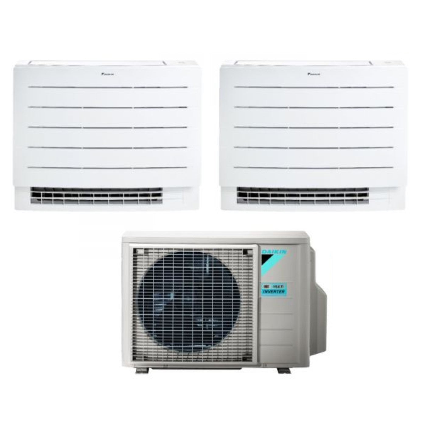 Climatizzatore Daikin Dual Split Perfera Pavimento FVXM-A 9+9 2MXM50A ...