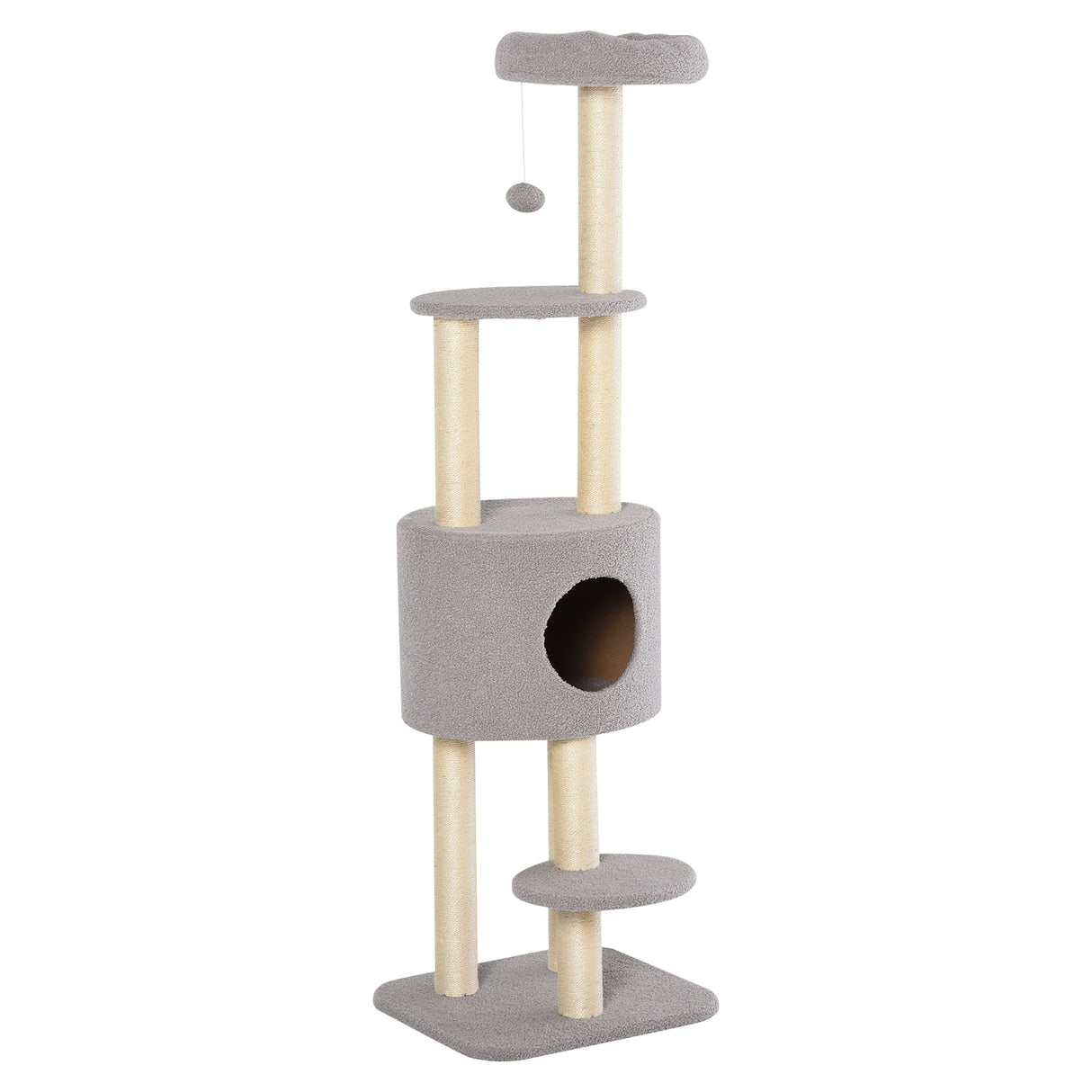 immagine-1-easycomfort-easycomfort-albero-tiragraffi-robusto-per-gatti-con-5-livelli-cuccia-casetta-giochi-e-corda-sisal-grigio-e-beige-max-30kg-ean-8054144131849