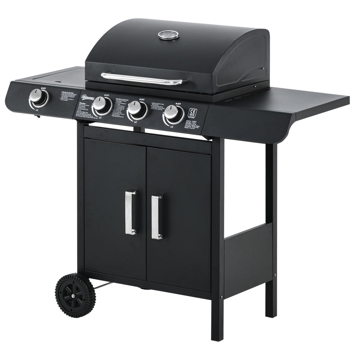 immagine-1-easycomfort-easycomfort-barbecue-a-gas-con-coperchio-4-bruciatori-totali-da-11-6kw-e-termometro-fornello-laterale-mensola-e-2-ruote-nero-ean-8055776914954