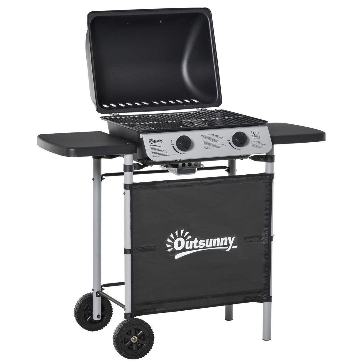 immagine-1-easycomfort-easycomfort-barbecue-a-gas-con-coperchio-e-2-bruciatori-da-2-8kw-bbq-in-acciaio-con-ruote-e-mensole-nero