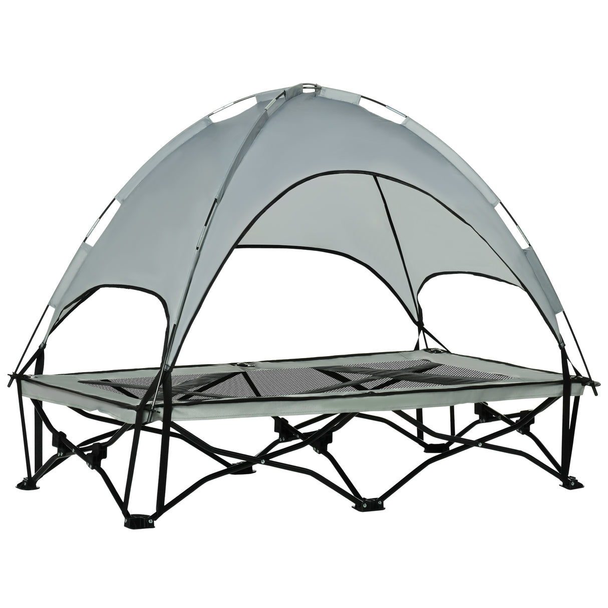 immagine-1-easycomfort-easycomfort-brandina-pieghevole-per-cani-con-tettuccio-da-esterno-o-interrno-grigio