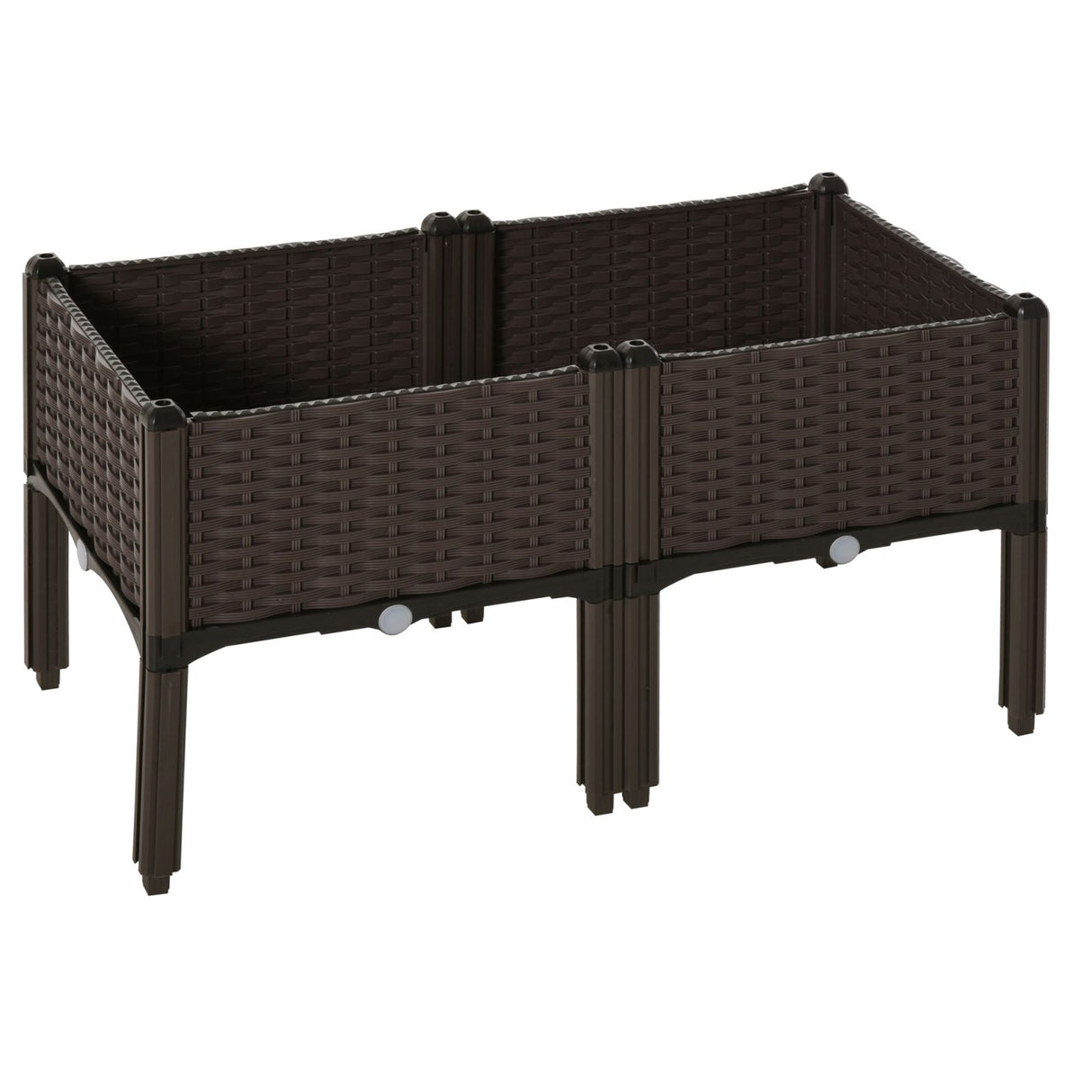 immagine-1-easycomfort-easycomfort-fioriera-da-esterno-rialzata-2-pezzi-autoirrigante-in-pp-marrone-ean-8054111842617