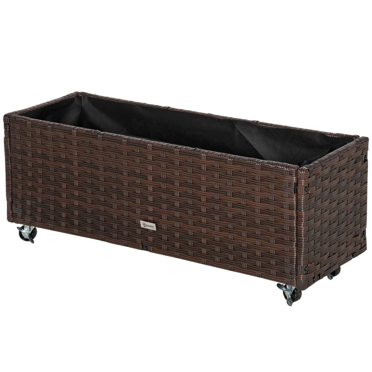 immagine-1-easycomfort-easycomfort-fioriera-rialzata-in-rattan-sintetico-con-4-ruote-bloccabili-94-5x31x36cm-grigio