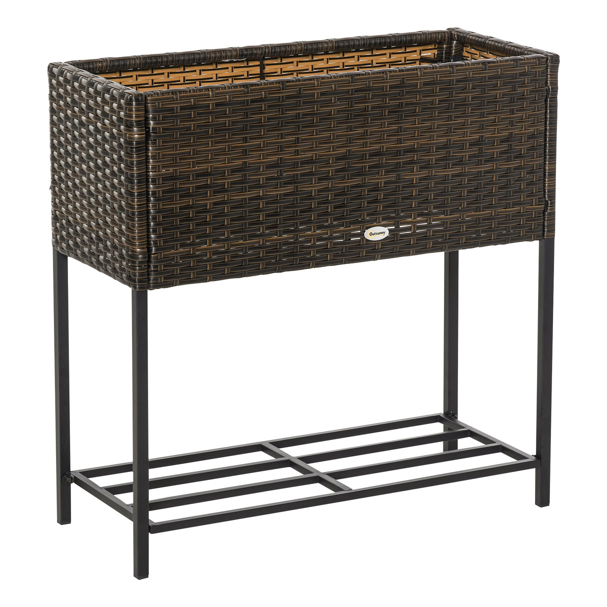 immagine-1-easycomfort-easycomfort-letto-per-orto-rialzato-fioriera-effetto-vimini-con-ripiano-aiuola-rialzata-per-esterni-e-interni-marrone-70cm-x-30cm-x-70cm-ean-8054144132297