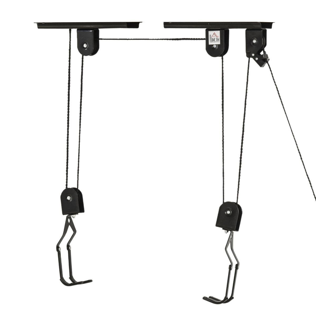 Bike Hoist Pulley System, Hooks, Max. Load 20kg, PP Steel