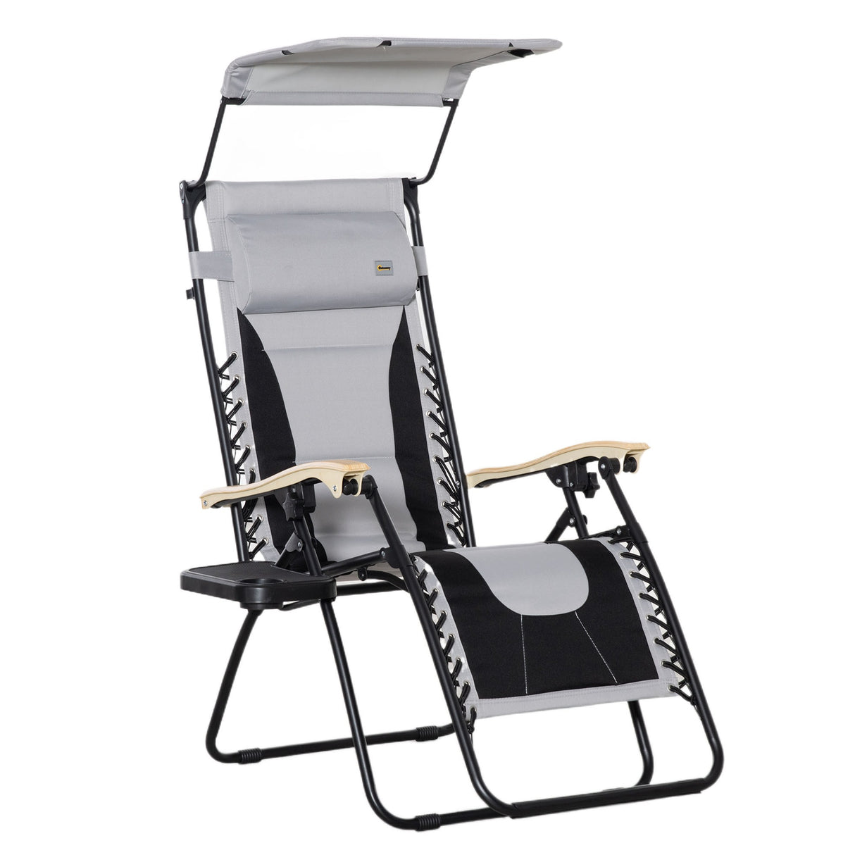 immagine-1-easycomfort-easycomfort-sedia-sdraio-da-giardino-zero-gravity-pieghevole-e-reclinabile-con-tettuccio-poggiatesta-e-porta-bicchieri-grigio-chiaro