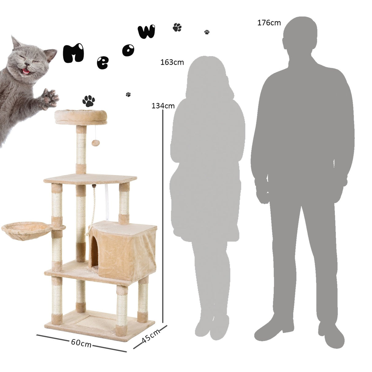 immagine-1-easycomfort-easycomfort-tiragraffi-a-colonna-per-gatti-con-4-livelli-cuccia-lettini-sospesi-e-pali-in-corda-sisal-beige-ean-8054144132266