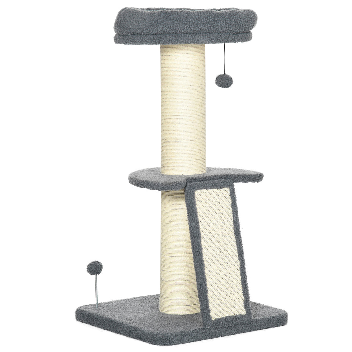immagine-1-easycomfort-easycomfort-torre-per-gatti-tiragraffi-con-palline-e-posatoi-in-truciolato-sisal-e-finto-vello-dagnello-48x48x92-cm