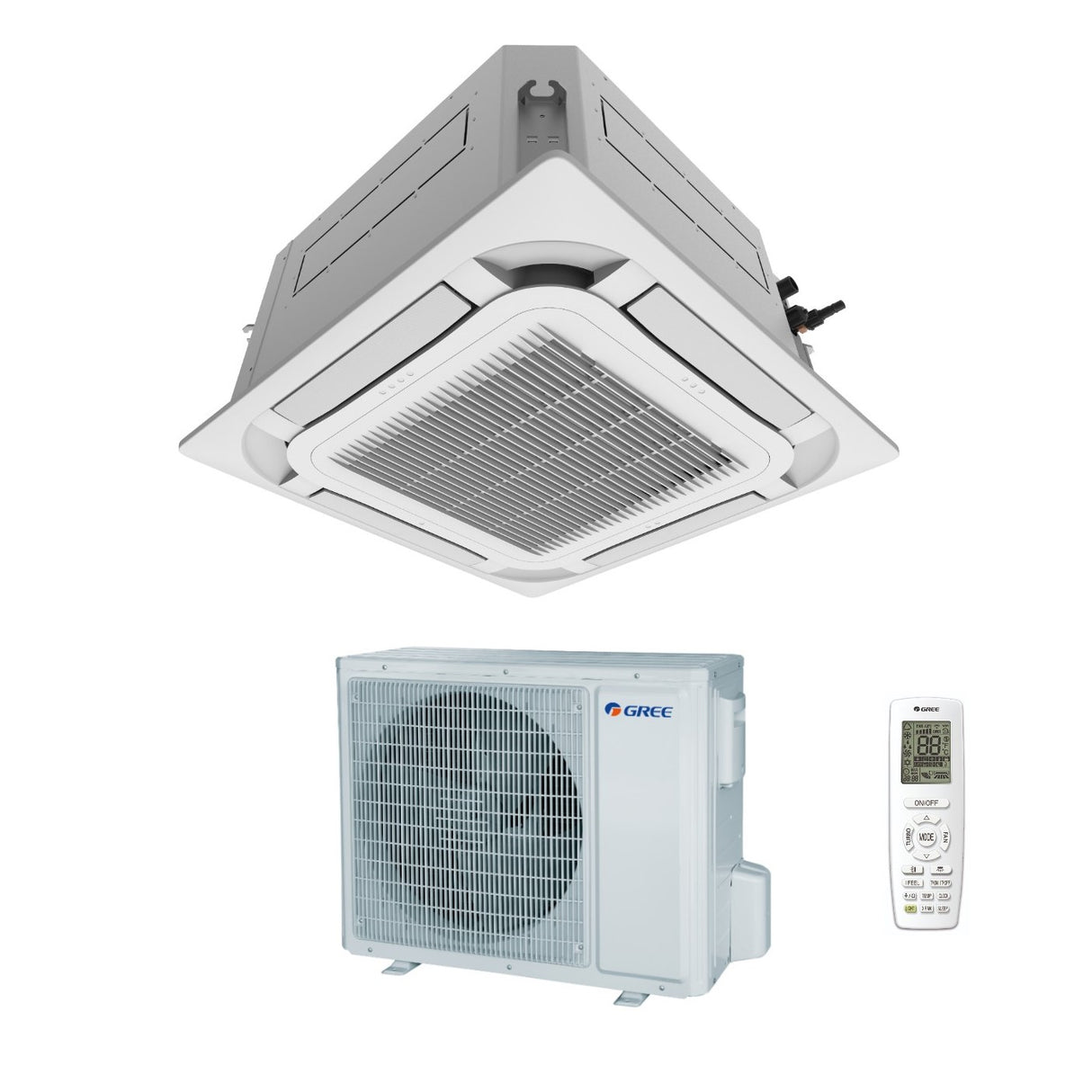 immagine-1-gree-climatizzatore-condizionatore-gree-a-cassetta-a-8-vie-24000-btu-gud71ta-t-r-32-wi-fi-optional-con-telecomando-e-pannello-incluso-novita