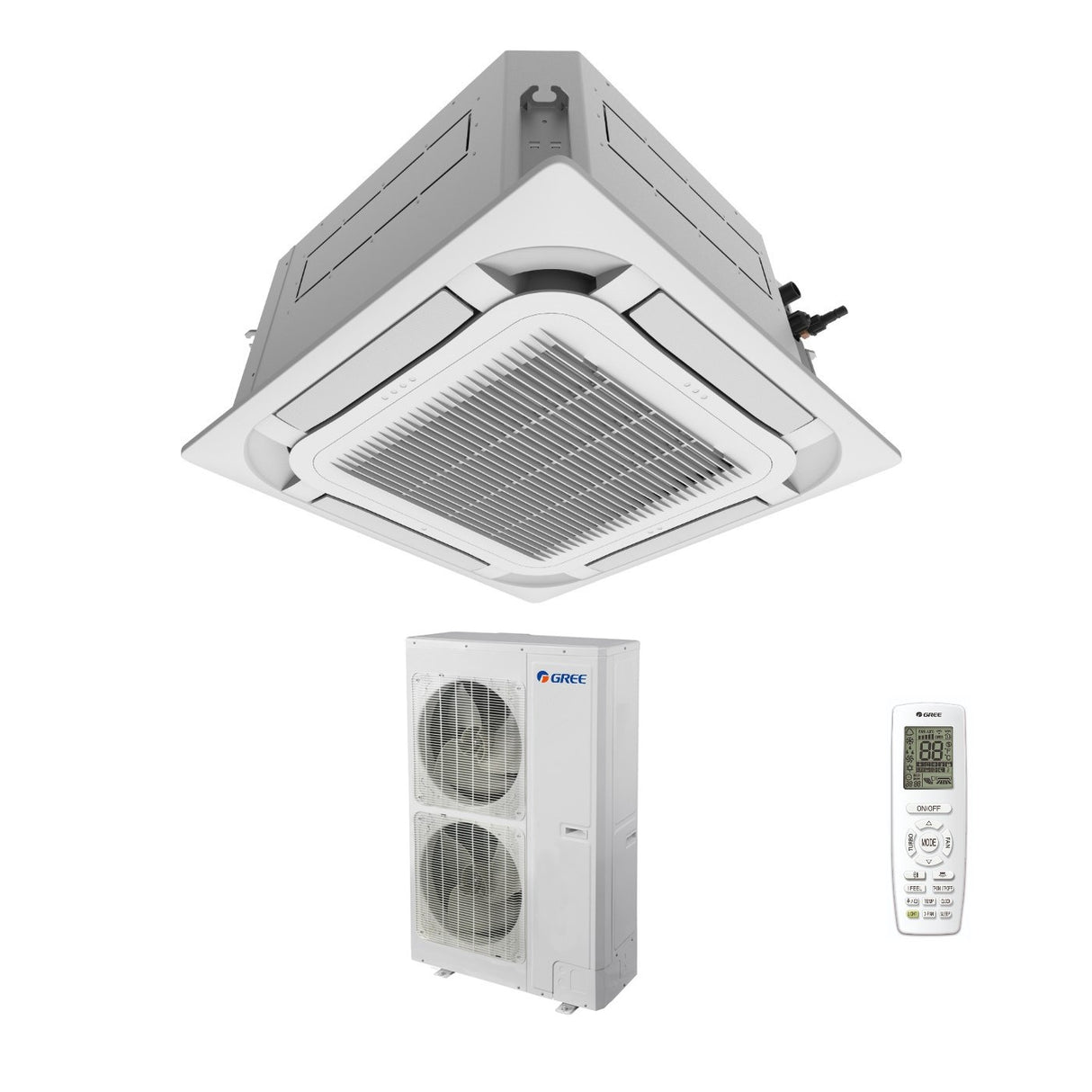 immagine-1-gree-climatizzatore-condizionatore-gree-a-cassetta-a-8-vie-60000-btu-gud160ta-t-r-32-wi-fi-optional-trifase-con-telecomando-e-pannello-incluso-novita