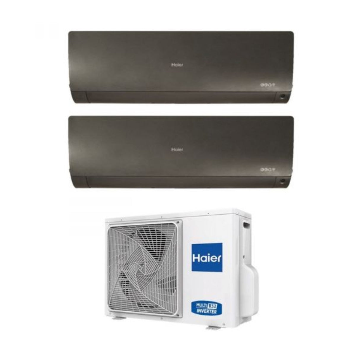 immagine-1-haier-climatizzatore-condizionatore-haier-dual-split-inverter-serie-flexis-plus-black-912-con-2u50s2sm1fa-r-32-wi-fi-integrato-colore-nero-900012000-ean-8059657012289