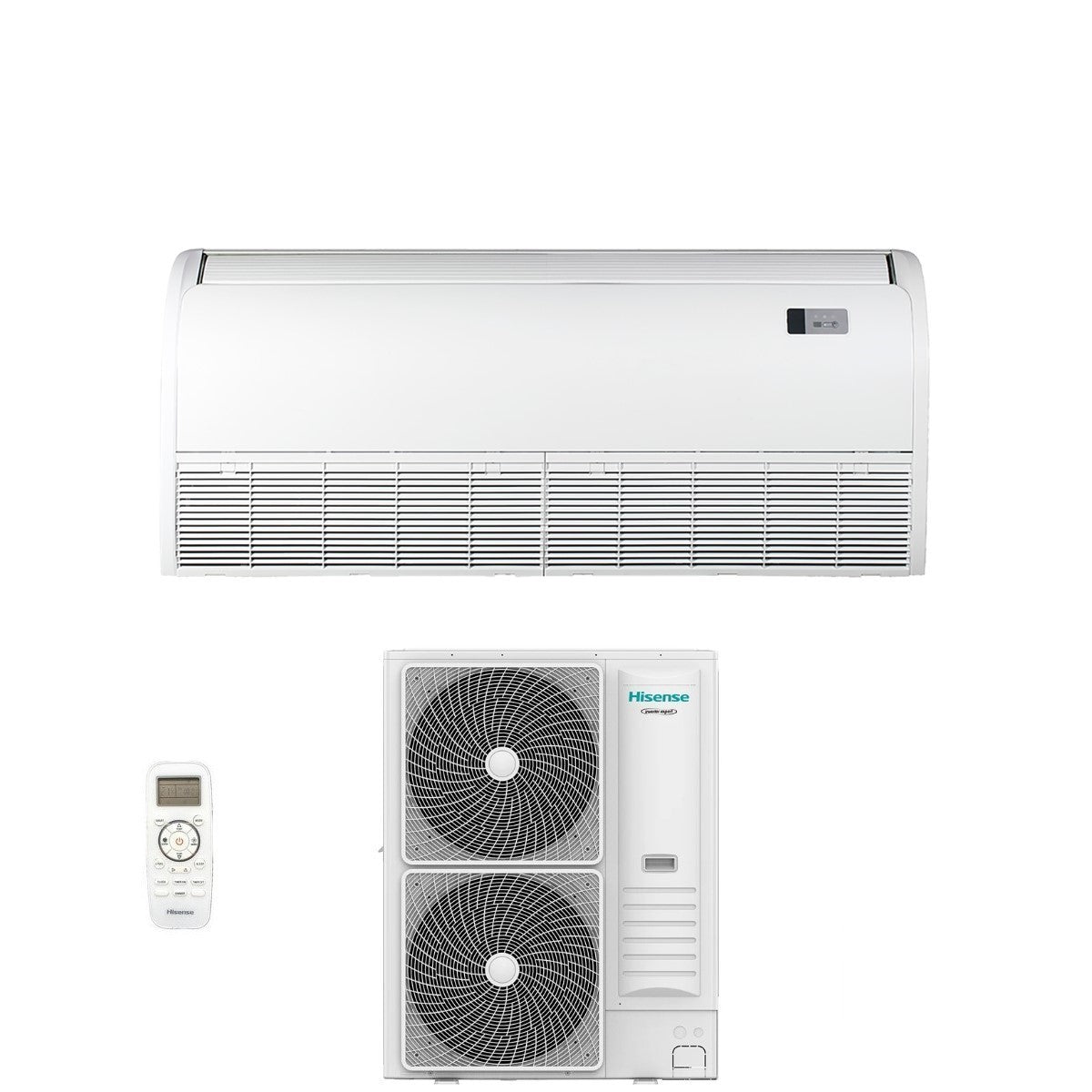immagine-1-hisense-climatizzatore-condizionatore-hisense-inverter-soffitto-pavimento-serie-turbo-48000-btu-auv140ur4rc8-auw140u6rn8-r-32-wi-fi-optional-con-telecomando-di-serie-incluso
