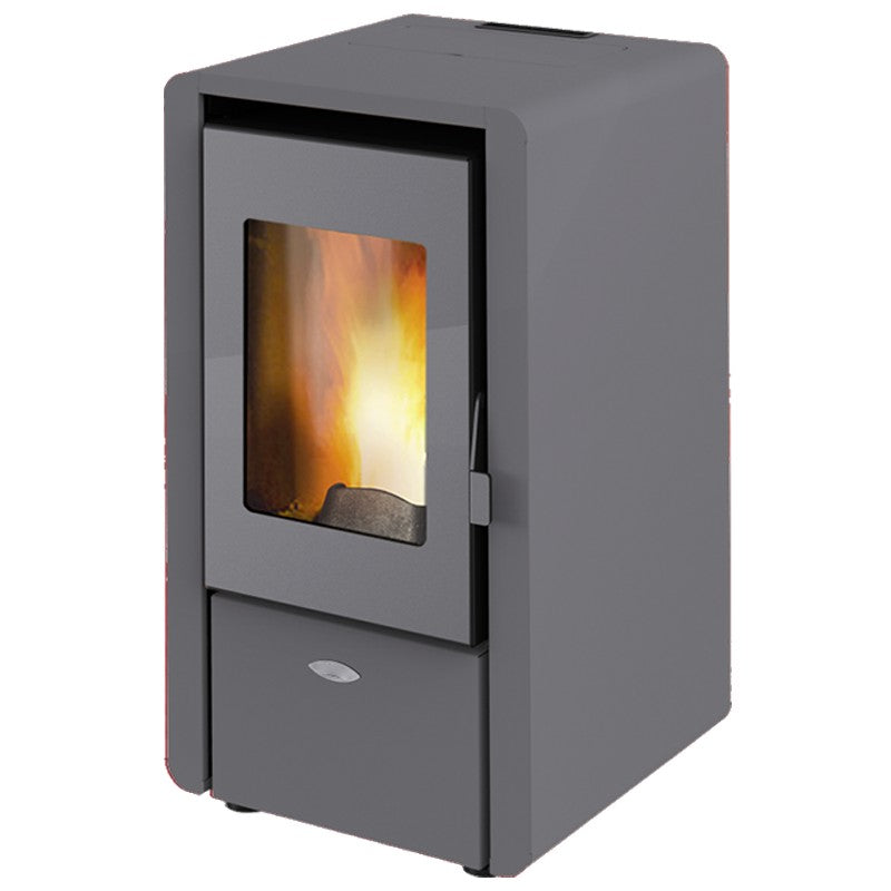 immagine-1-king-stufa-a-pellet-king-60-kw-615-grigia-per-ambienti-fino-a-55-m2-newtelecomando-optional
