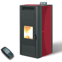 immagine-1-king-termostufa-a-pellet-king-idro-24-kw-bordeaux-cod-17376-con-telecomando-ean-8055776918235