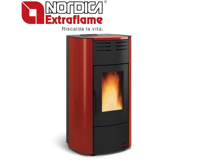immagine-1-la-nordica-termostufa-a-pellet-la-nordica-extraflame-modello-raffaella-idro-2-0-188-kw-colore-bordeaux-ean-8055776918372