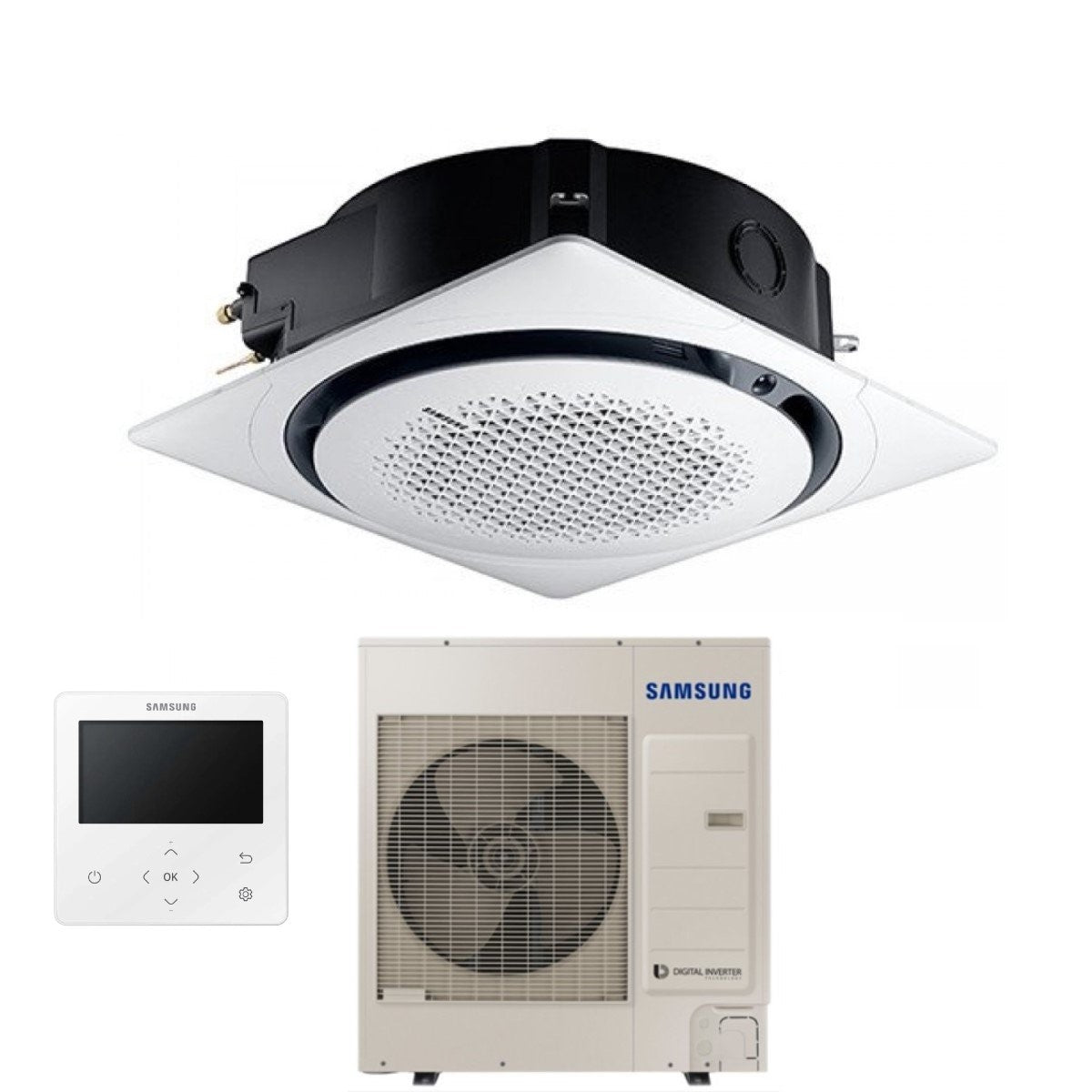 immagine-1-samsung-climatizzatore-condizionatore-samsung-inverter-cassetta-360-30000-btu-ac090mn4pkheu-monofase-r-410-wi-fi-optional-con-comando-a-filo-e-griglia-circolare-bianca