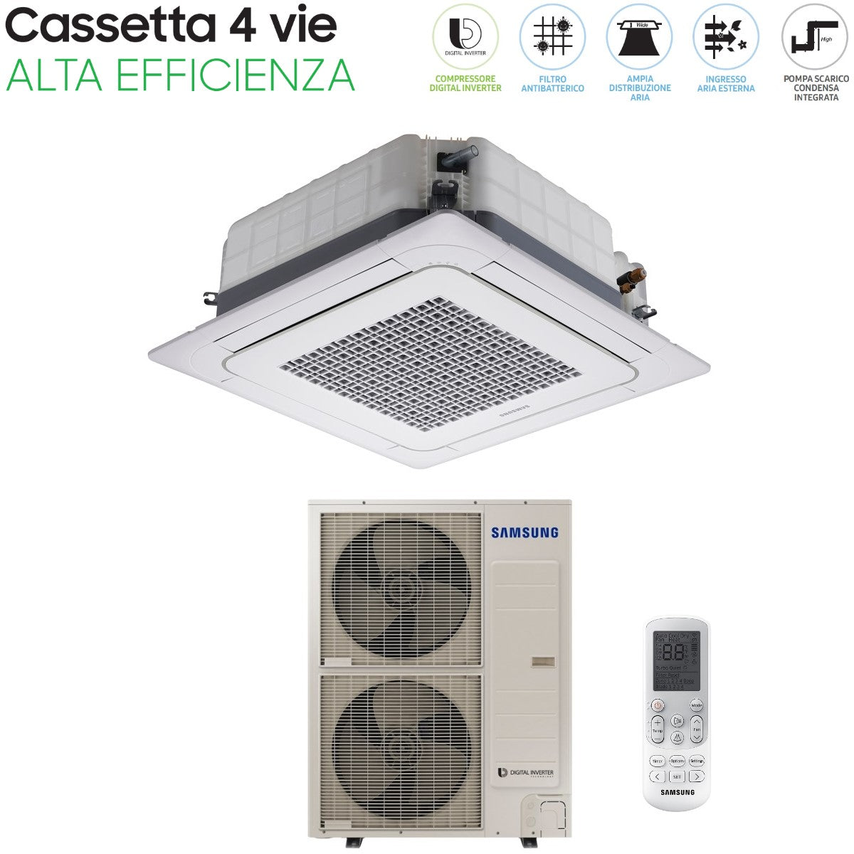 immagine-1-samsung-climatizzatore-condizionatore-samsung-inverter-cassetta-alta-efficienza-36000-btu-ac100jn4ceh-monofase-r-410-wi-fi-optional-con-telecomando-e-pannello-incluso