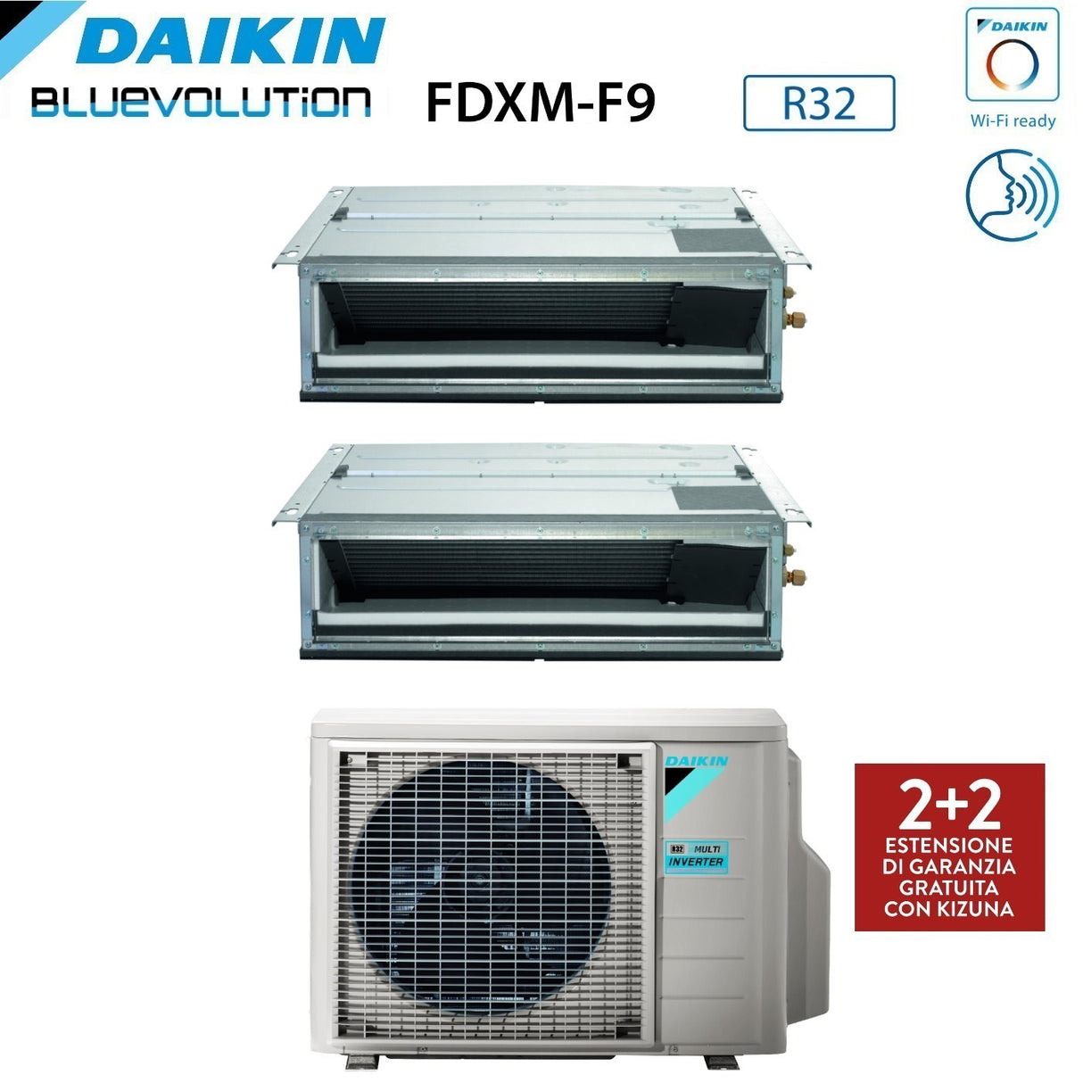 immagine-2-daikin-climatizzatore-condizionatore-daikin-bluevolution-dual-split-canalizzato-canalizzabile-inverter-serie-fdxm-f9-99-con-2mxm40a-r-32-wi-fi-optional-90009000-garanzia-italiana