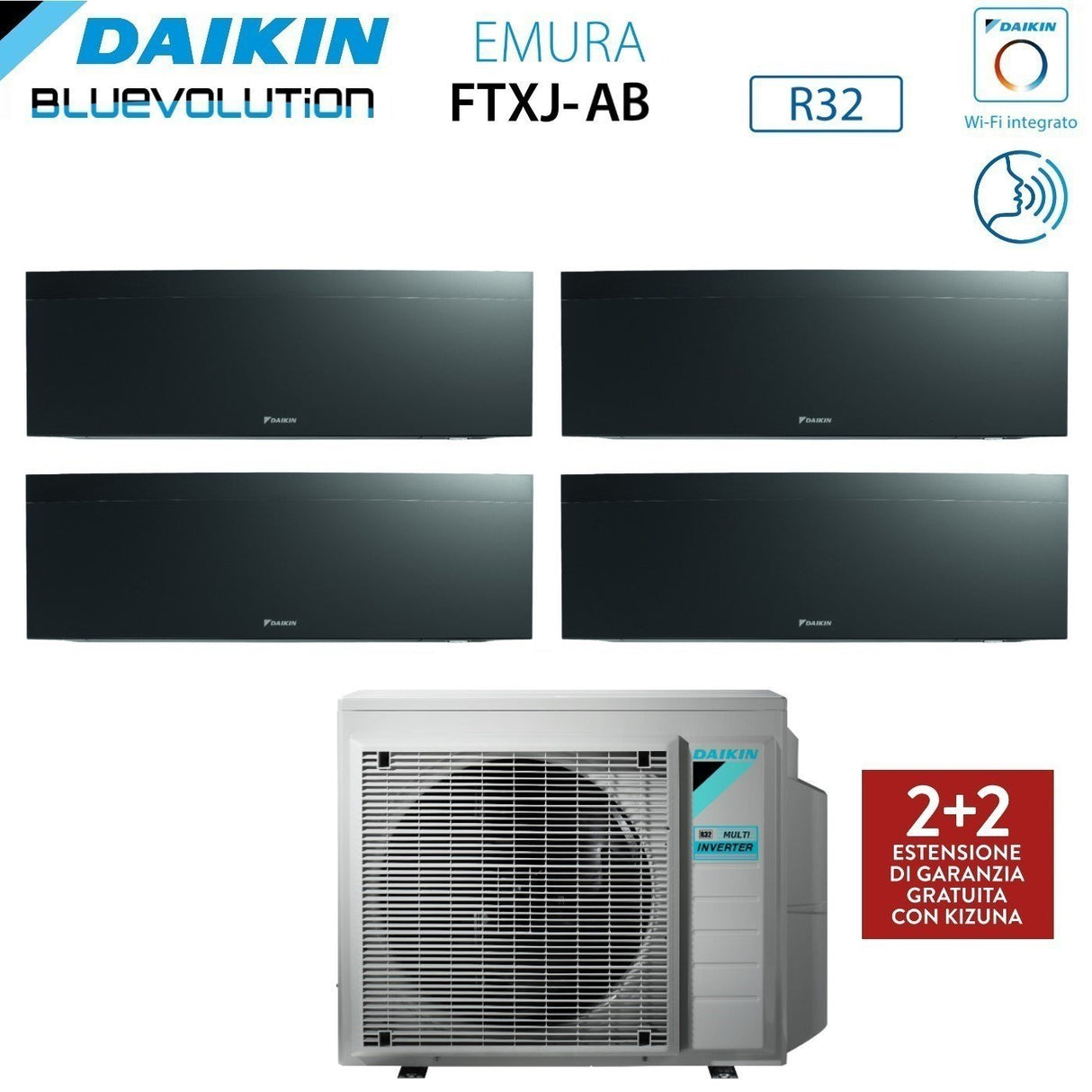 immagine-2-daikin-climatizzatore-condizionatore-daikin-bluevolution-quadri-split-inverter-serie-emura-black-iii-991218-con-4mxm80n-r-32-wi-fi-integrato-900090001200018000-colore-nero-garanzia-italiana