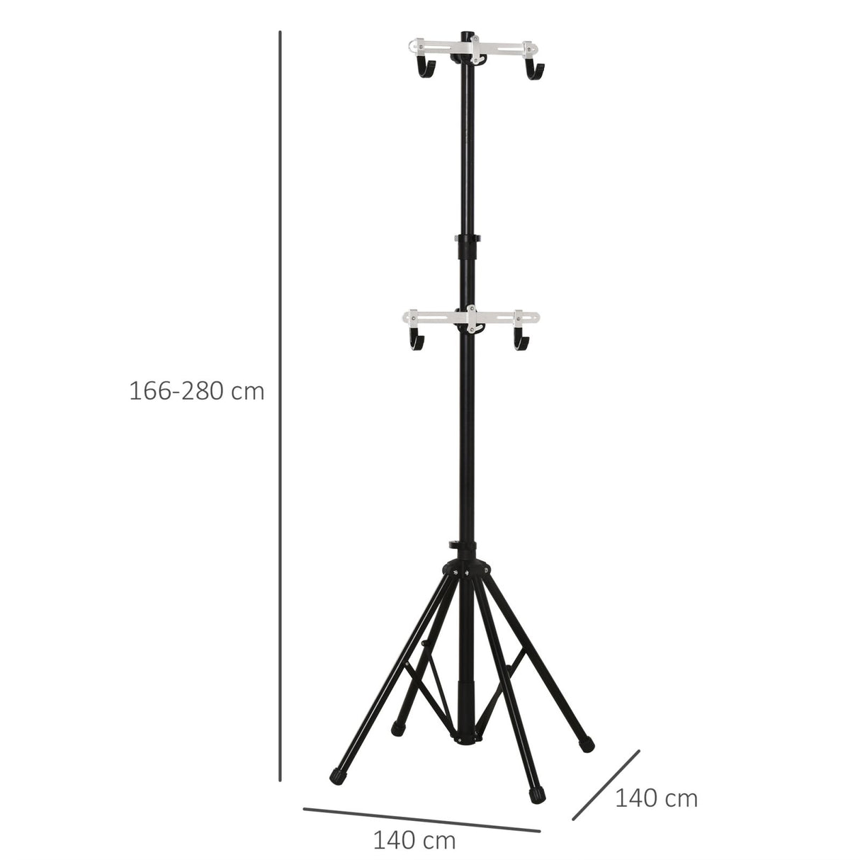 immagine-2-easycomfort-easycomfort-cavalletto-portabici-doppio-pieghevole-in-alluminio-nero-con-altezza-regolabile-166-280cm-ean-8055776910864