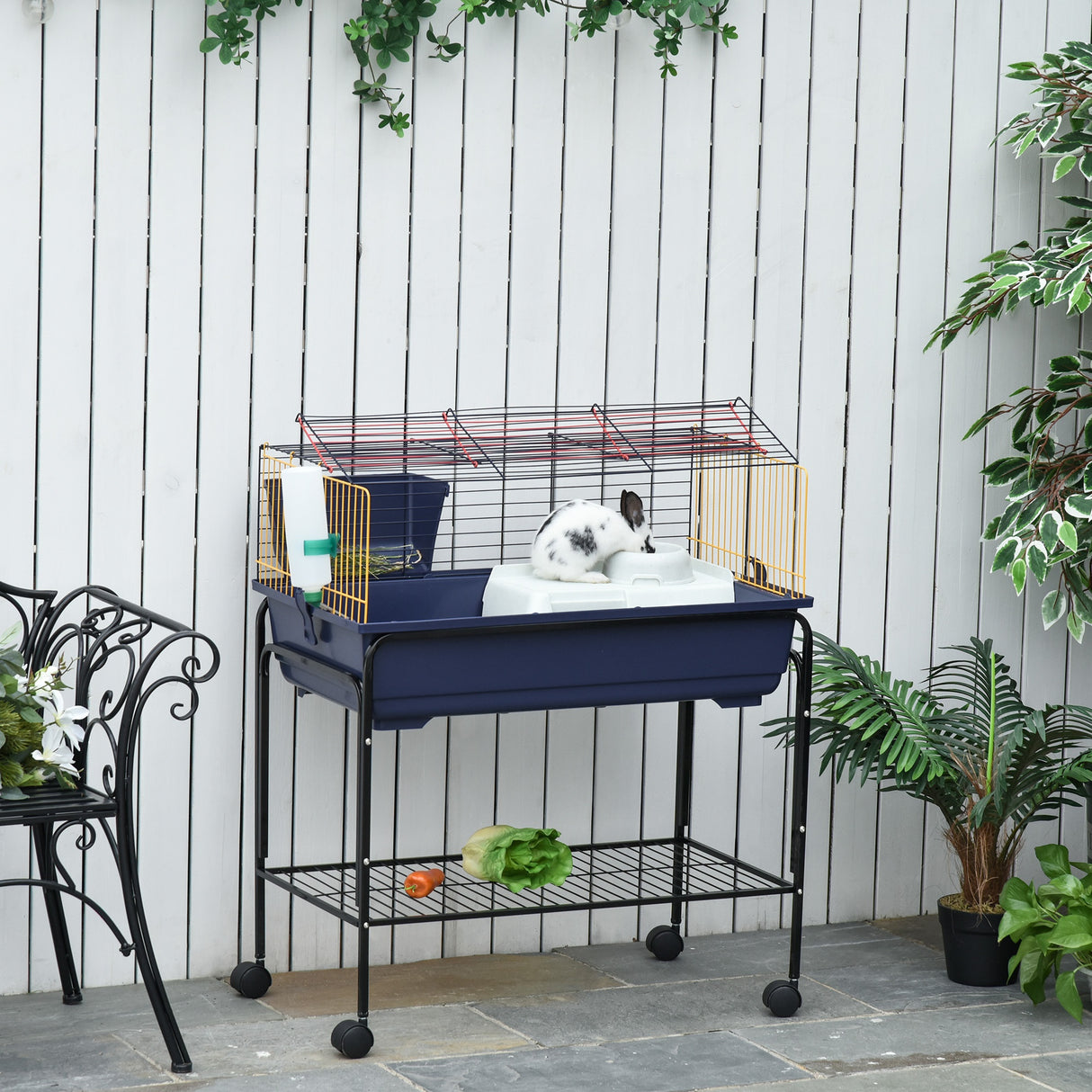 immagine-2-easycomfort-easycomfort-gabbia-per-conigli-e-porcellini-dindia-rialzata-con-ruote-e-accessori-ean-8055776911366