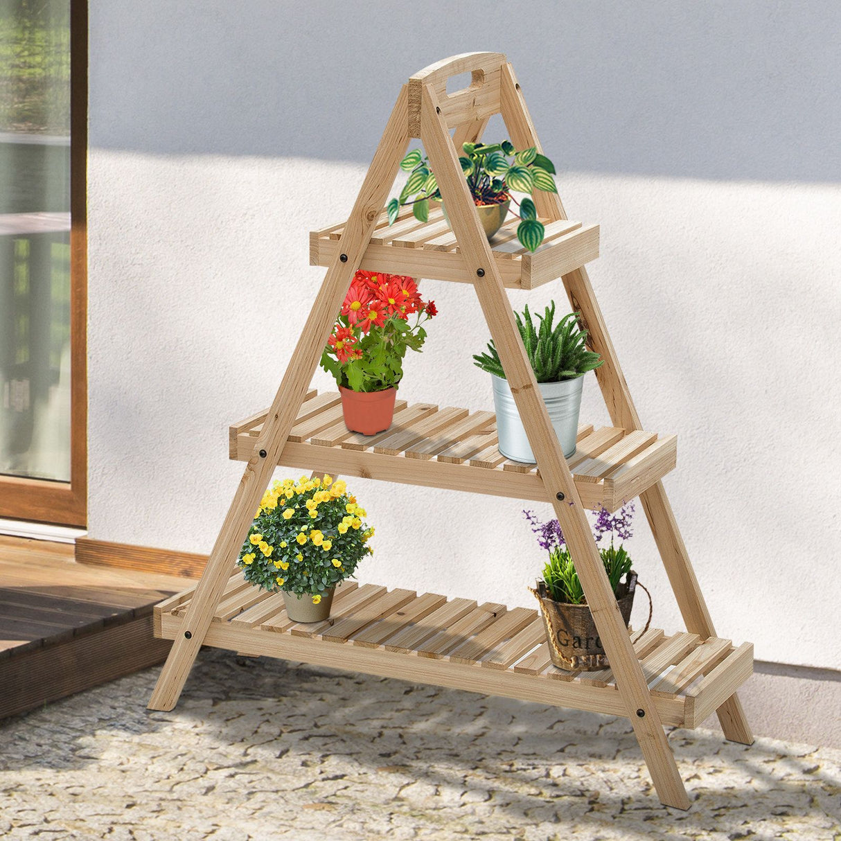 immagine-2-easycomfort-easycomfort-scaffale-porta-vasi-in-legno-di-abete-bianco-con-3-ripiani-86x28x100cm-ean-8054111845274